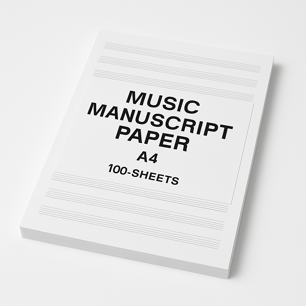Music Manuscript Paper A4 (100 sheets)