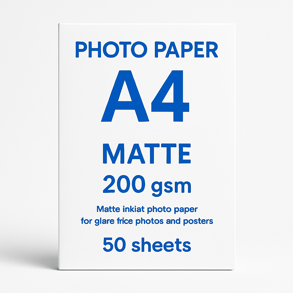 Photo Paper A4 Matte 200gsm (50 sheets)