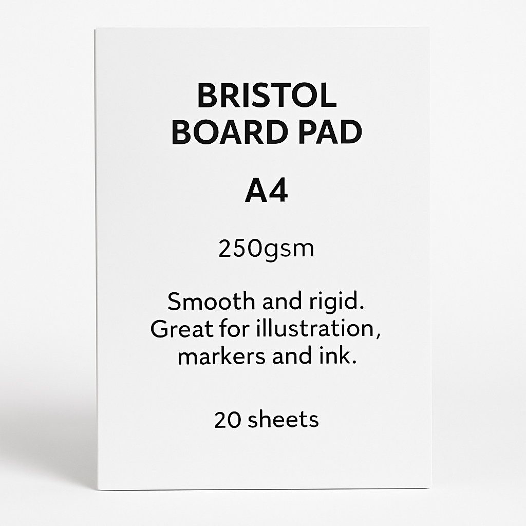 Bristol Board Pad A4 250gsm (20 sheets)